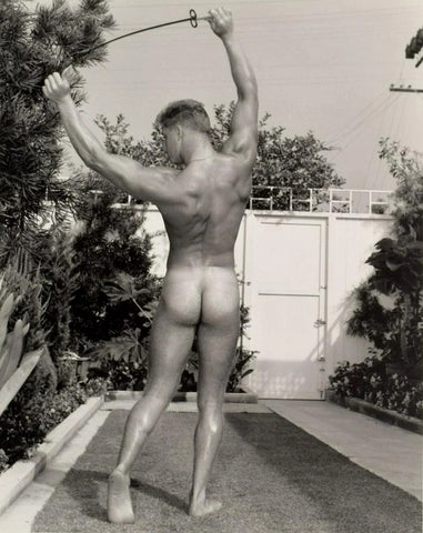 Bruce of Los Angeles Nude Male Butt Kip Behar Gay Interest - 17" x 22" Art Print -1262