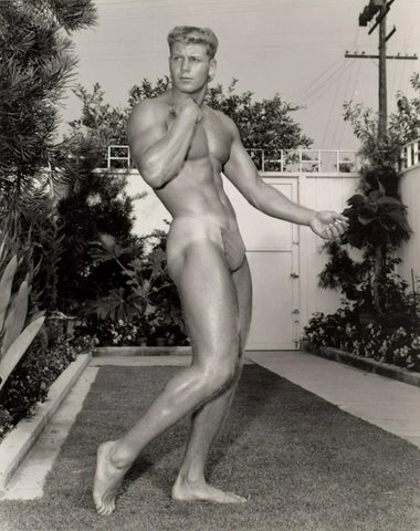 Bruce of LA Vintage Gay Interest 1960s Abs Kip Behar - 17" x 22" Fine Art Print -1263