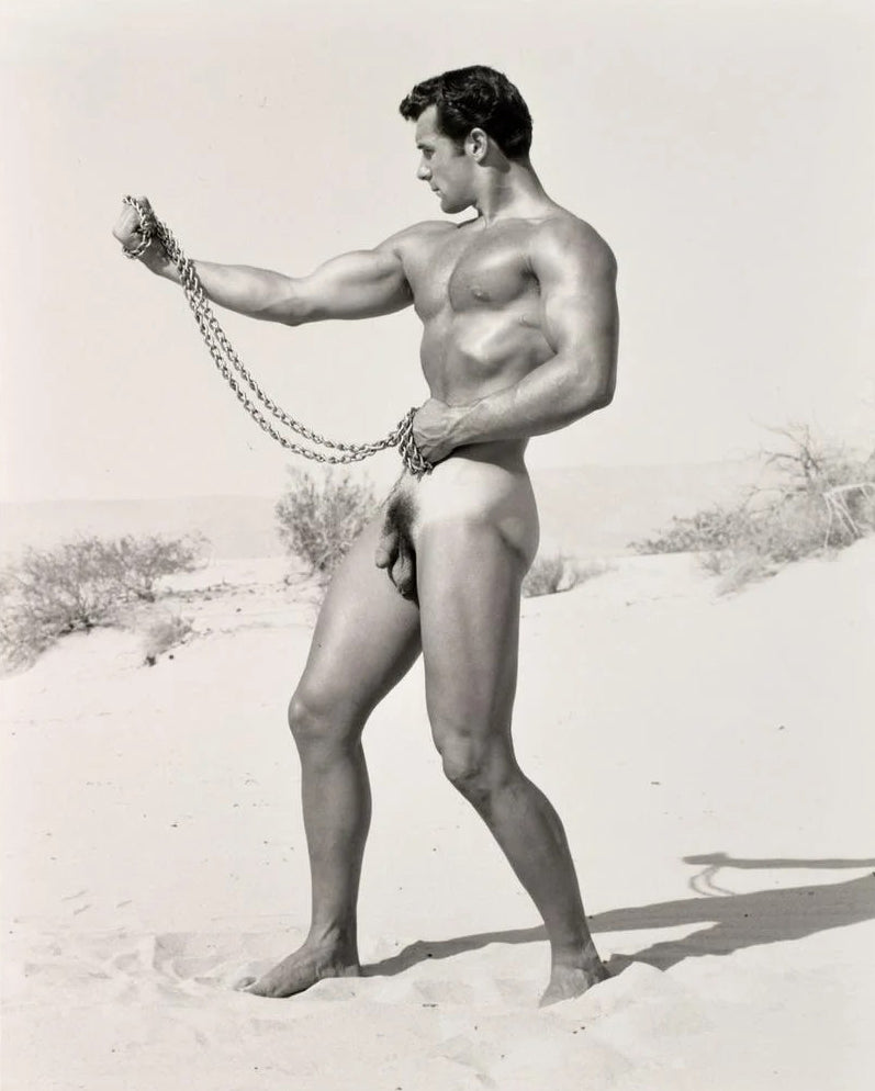 Bruce of Los Angeles Vintage Nude Male Joe Weidemann Homoerotic - 17"x22" Fine Art Print -01281