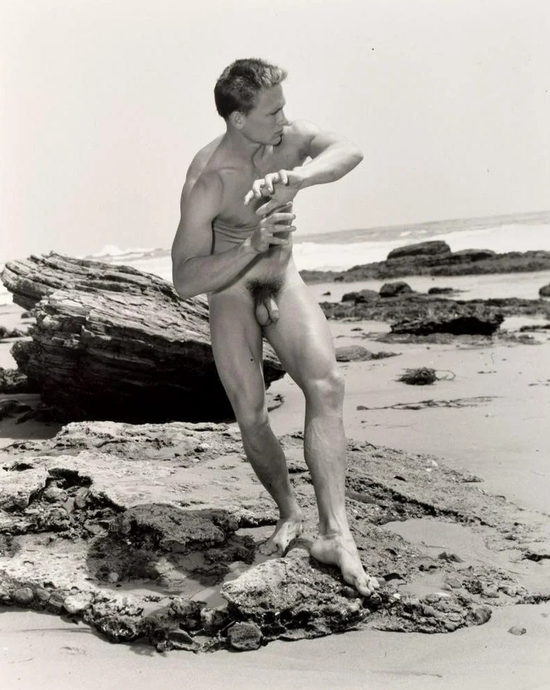 Bruce of LA Nude Male Ben Montgomery Ocean Gay Interest - 17"x22" Art Print -01283