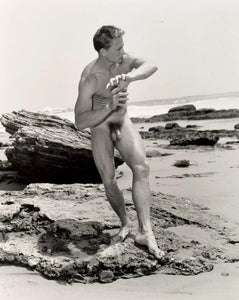 Bruce of LA Nude Male Ben Montgomery Ocean Gay Interest - 17"x22" Art Print -01283