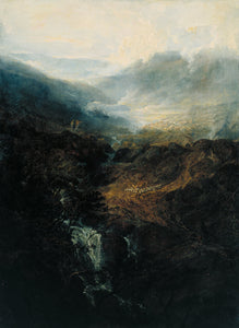 Morning Amongst The Coniston Fells, Cumberland (1798) Joseph Mallord William Turner - 17" x 22" Fine Art Print