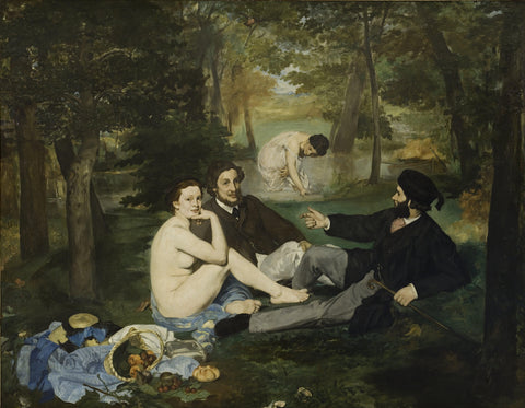 The Luncheon on the Grass (1863) by Edouard Manet - 17" x 22" Fine Art Print