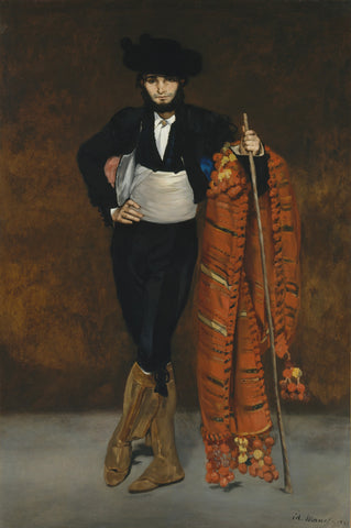 Young Man in Majo Costume (1863) Signed Edouard Manet - 17" x 22" Fine Art Print