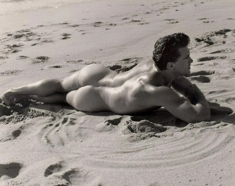 Bruce of Los Angeles Nude Ed Fury Beach Butt Gay Interest - 17"x22" Fine Art Print -1303