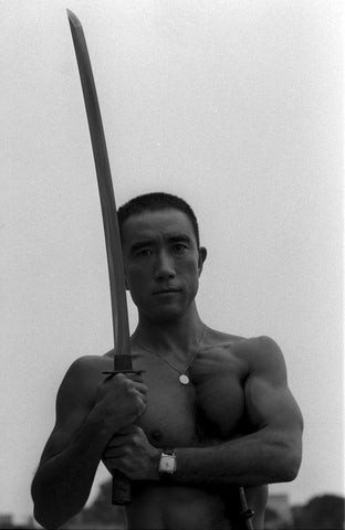 Tamotsu Yato Vintage Yukio Mishima Samurai Sword - 17" x 22" Fine Art Print