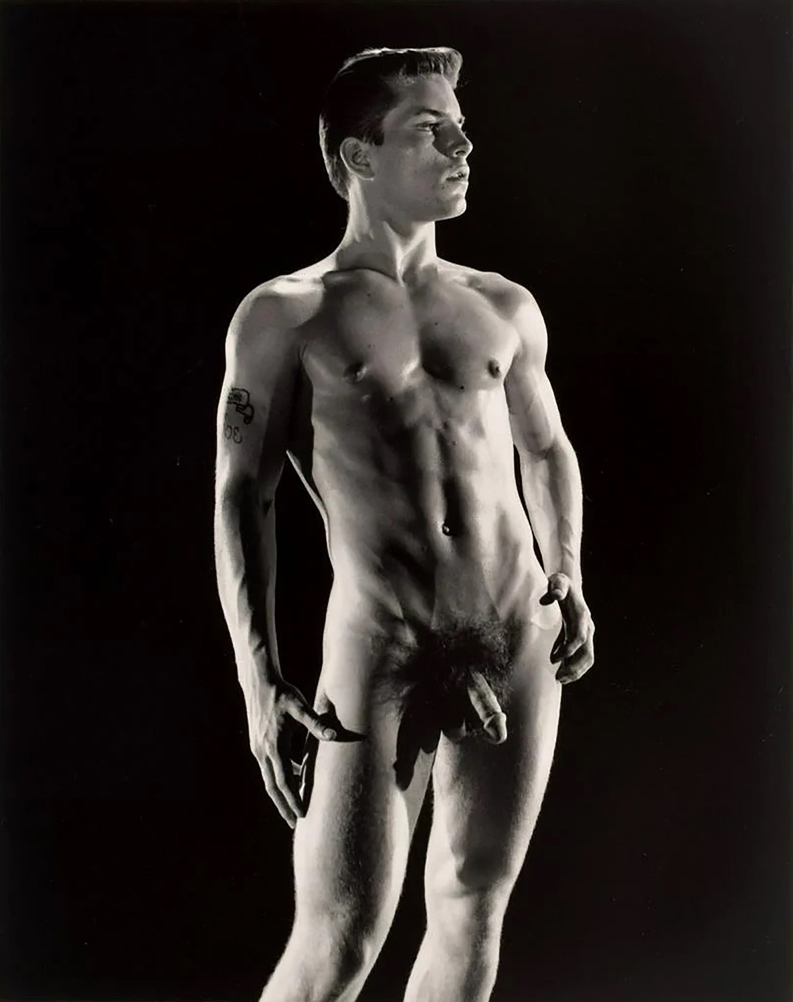 Bruce of LA Photo Nude Male Joe Dallesandro Tattoo Gay Interest - 17"x22" Fine Art Print - 01343