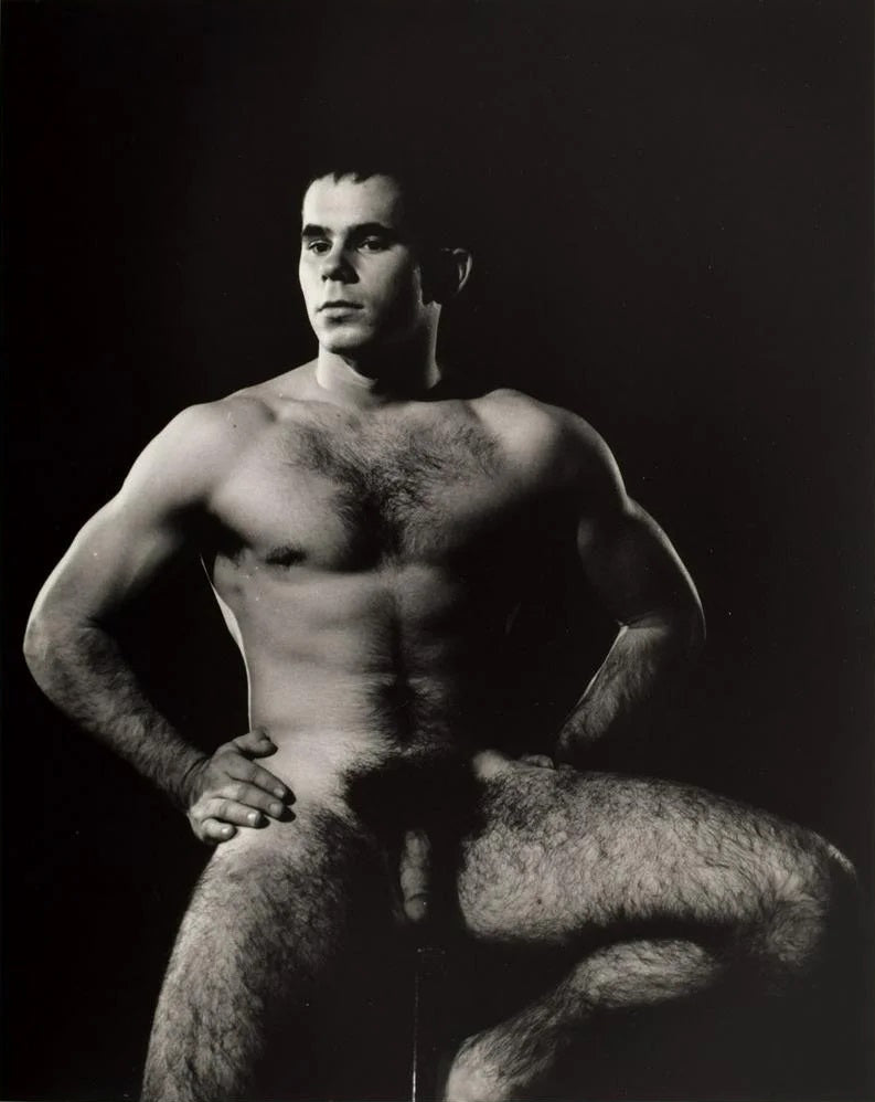 Bruce of Los Angeles Hairy Nude Male Homoerotic - 17"x22" Fine Art Print - 01352