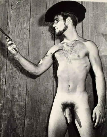 Bruce of Los Angeles Nude Gay Cowboy Vintage 1960s - 17"x22" Fine Art Print -01355