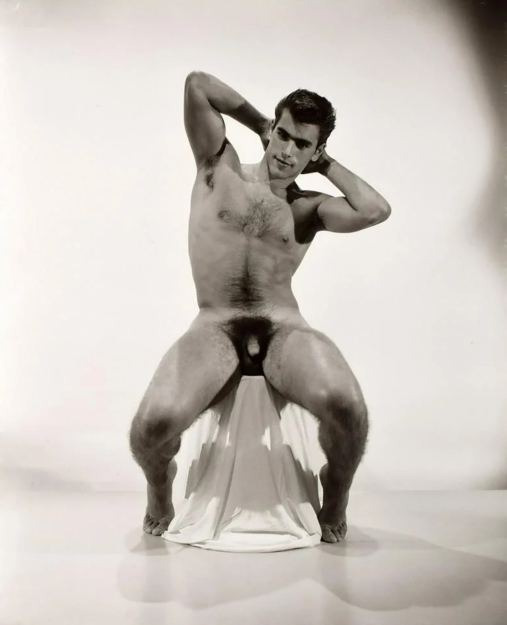 Bruce Bellas of LA Nude Male Vintage Gay Interest - 17"x22" Fine Art Print -01356