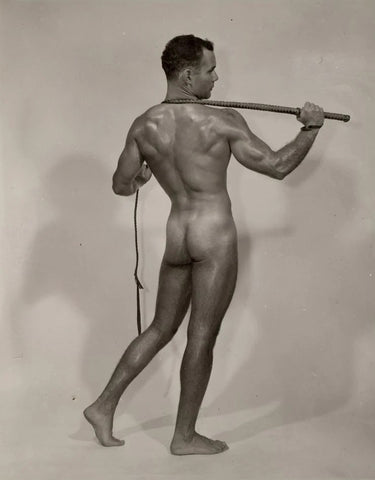 Bruce Bellas of LA Vintage Gay Interest Art Ullrich Nude Butt - 17"x22" Art Print -1358