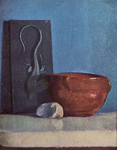 Still Life with Lizard (1860) by Edgar Degas - 17" x 22" Fine Art Print