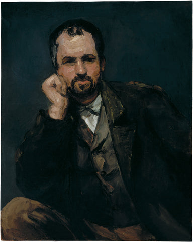 Portrait of a Man (1866) by Paul Cezanne - 17" x 22" Fine Art Print