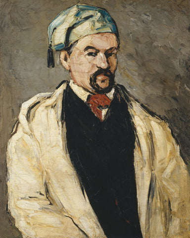 Portrait of a Man in Blue Cap, Uncle Dominique (1866) Paul Cezanne - 17" x 22" Fine Art Print