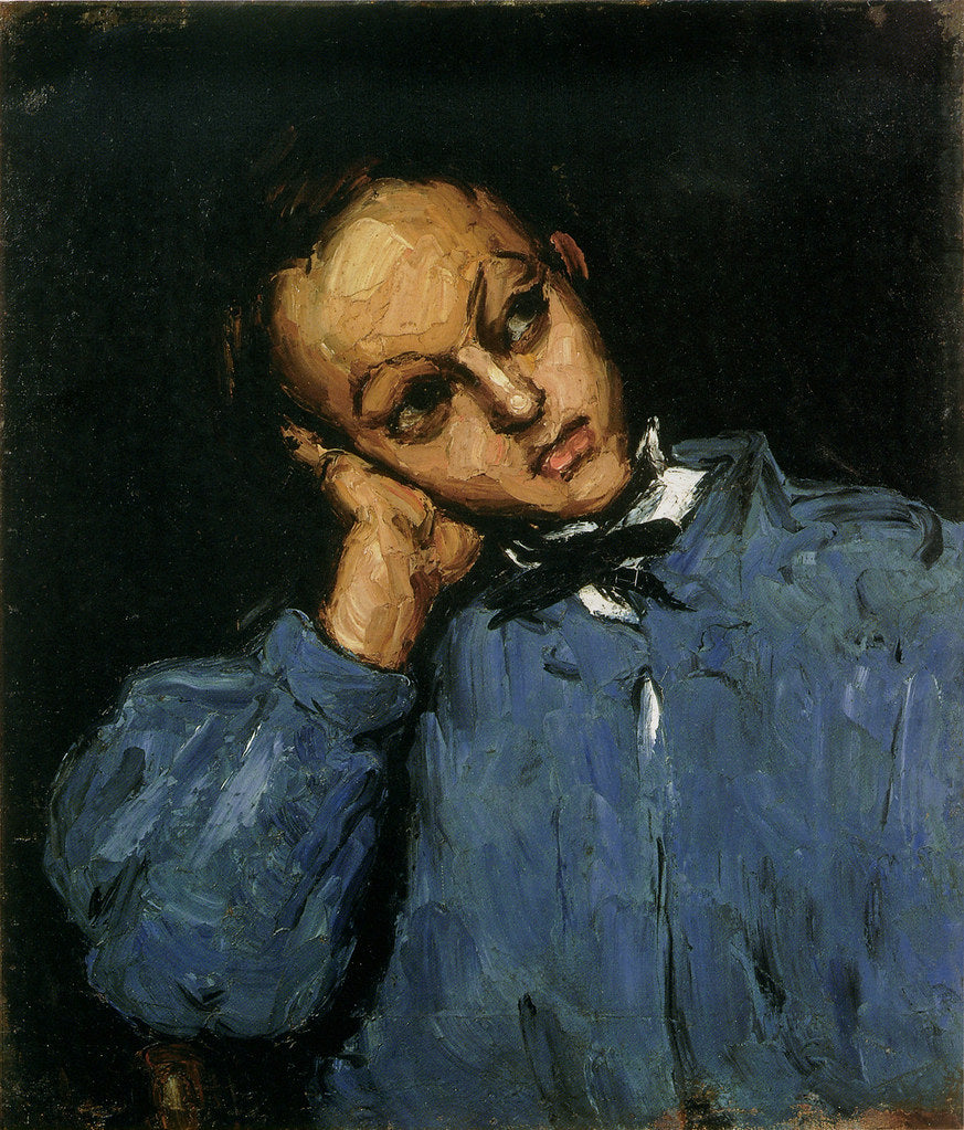 Portrait of a Young Man (1866) by Paul Cezanne - 17" x 22" Fine Art Print