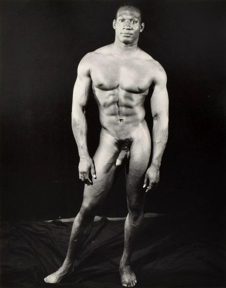 Bruce of LA Retro Gay Nude Black Man Homoerotic - 17"x22" Fine Art Print - 01408