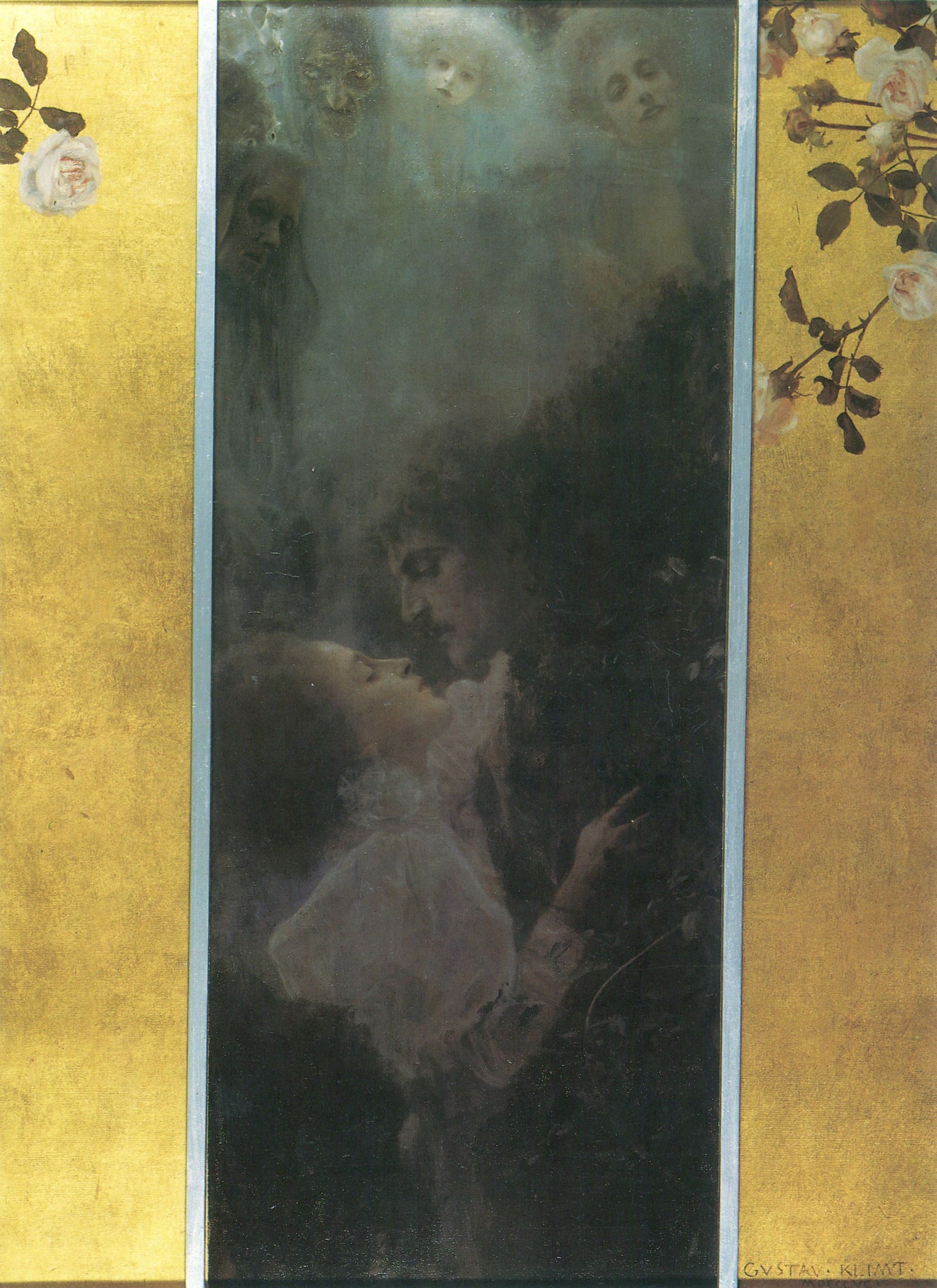 Love (1895) Signed Gustav Klimt - 17" x 22" Fine Art Print