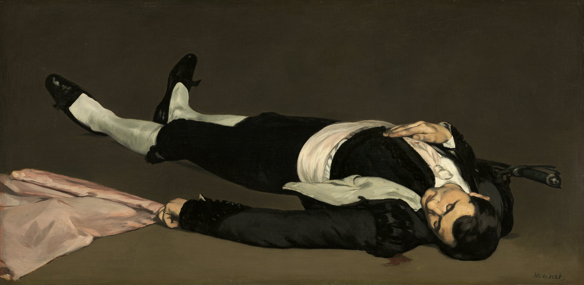 The Dead Toreador (1865) Signed Edouard Manet - 17" x 22" Fine Art Print