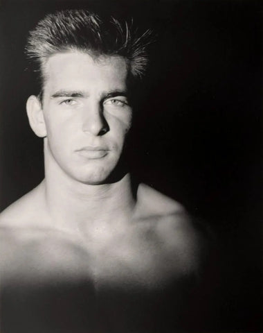 Bruce Bellas of LA Vintage Headshot Photo Male Model - 17" x 22" Fine Art Print -1460