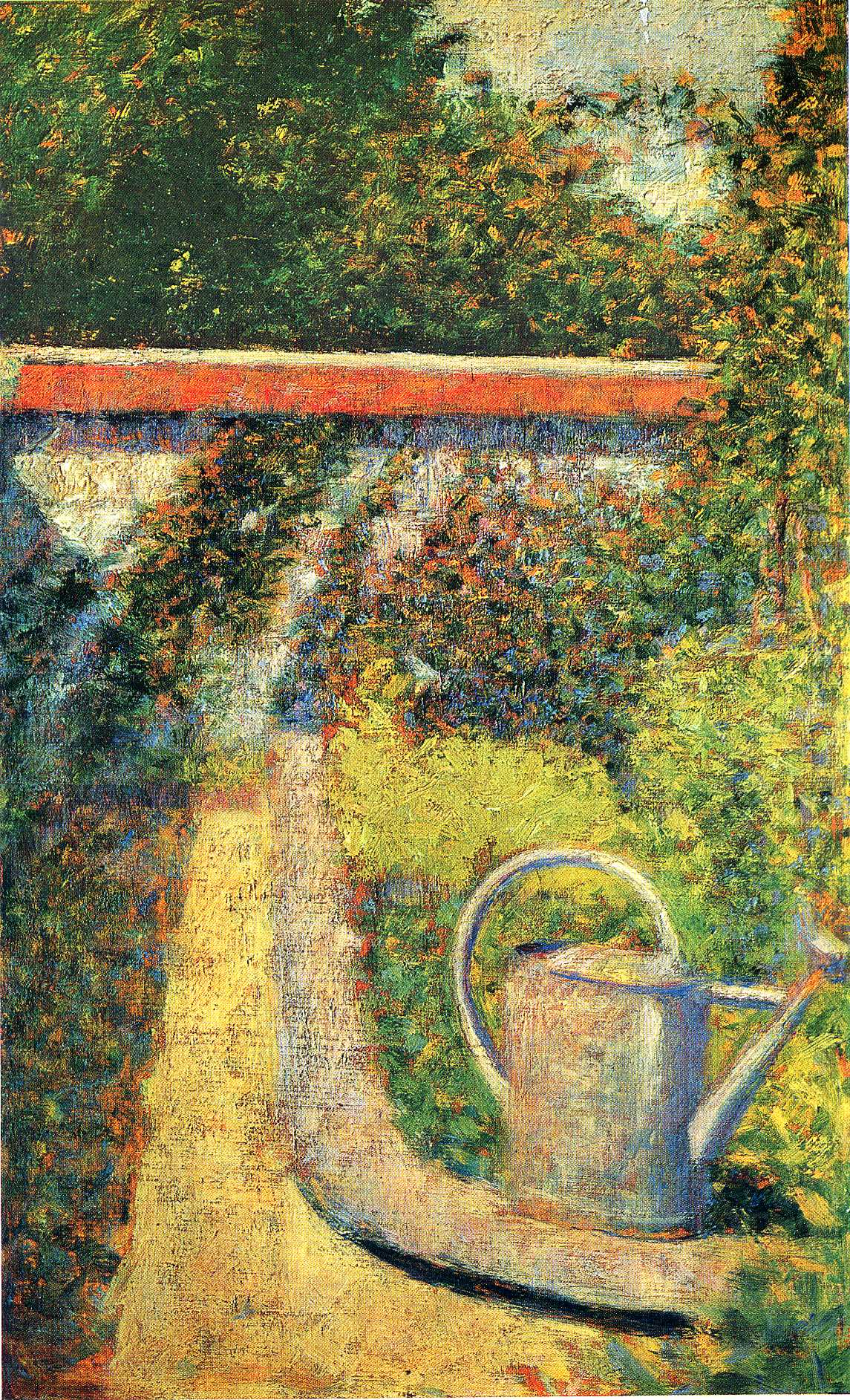 The Watering Can (1883) by Georges Seurat - 17" x 22" Fine Art Print