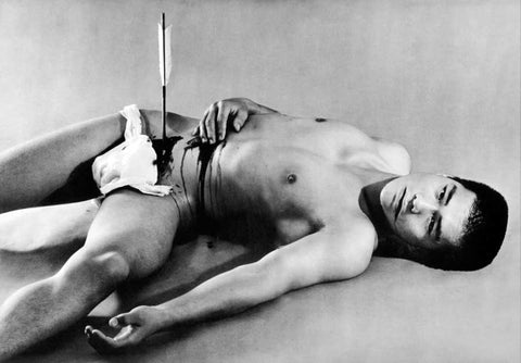 Tamotsu Yato Vintage Photo Nude Japan Male Arrow - 17" x 22" Fine Art Print