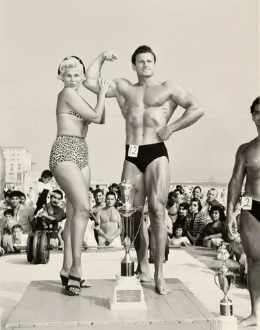 Bruce of LA Muscle Beach 1957 Bodybuilding Competition - 17"x22" Fine Art Print -1509