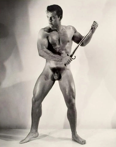 Bruce of Los Angeles Nude Man Homoerotic Sexy Sword - 17" x 22" Fine Art Print -1549