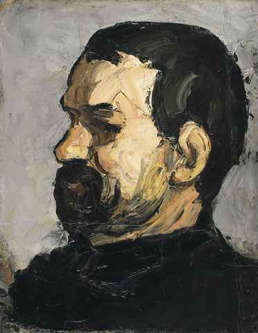 Portrait of Uncle Dominique in Profile 1866 Paul Cezanne - 17"x22" Fine Art Print