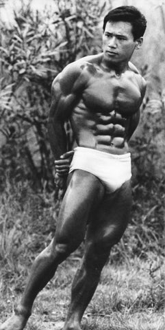 Tamotsu Yato Vintage Bodybuilding Japanese Male Physique - 17"x22" Fine Art Print