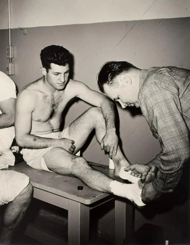 Bruce of Los Angeles Vintage Locker Room Photos Athletes - 17"x22" Fine Art Print -1568