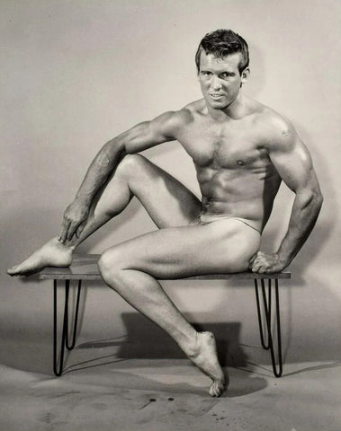 Bruce of Los Angeles Vintage Gay Good Looking Physique - 17" x 22" Fine Art Print -1578