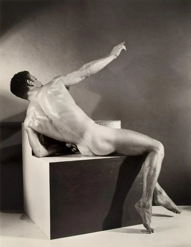 Bruce of LA Nude Male Gay Interest Artistic Butt Pose - 17" x 22" Fine Art Print - 1590