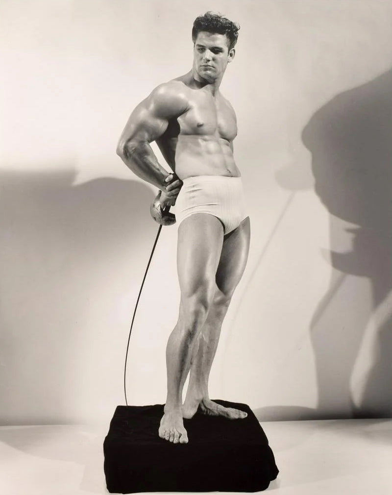 Bruce of LA Vintage Bodybuilder Dick Dubois Physique Sexy - 17" x 22" Art Print -1598