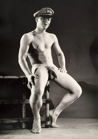 Bruce of Los Angeles Vintage Gay Sailor Nude Homoerotic - 17"x22" Fine Art Print - 1646