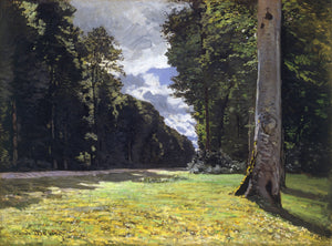 Claude Monet - Pave de Chailly Fontainbleau Forest 1865 Signed - 17"x22" Art Print