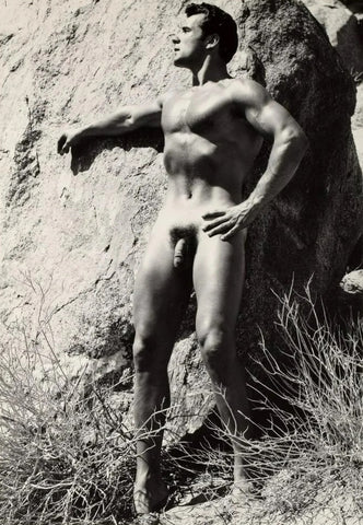 Bruce of Los Angeles Vintage Nude John Weidemann Gay Interest - 17"x22" Art Print - 1738