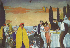 Salvador Dali - Festival at San Sebastian (1921) - 17" x 22" Fine Art Print