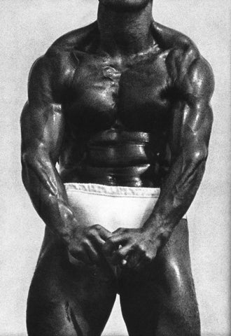 Tamotsu Yato Vintage Japanese Bodybuilder Muscular Torso - 17" x 22" Fine Art Print