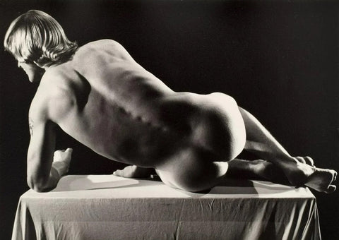 Bruce Bellas Vintage Nude Blonde Guy Butt Homoerotic Gay - 17"x22" Fine Art Print -1771