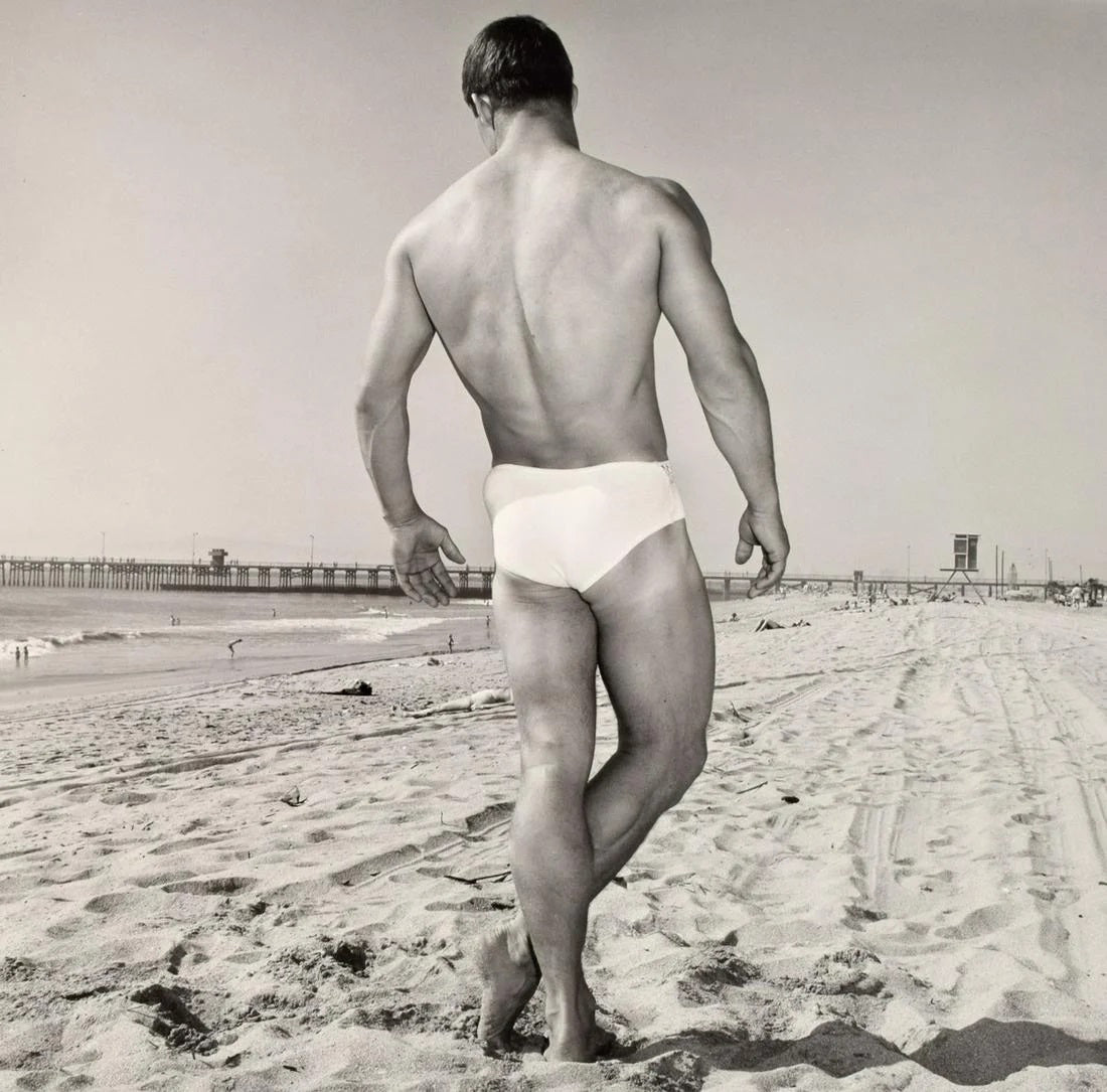 Bruce of Los Angeles Vintage Male at Beach Sunny Day Gay - 17"x22" Fine Art Print - 1778