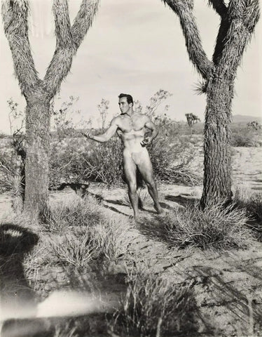 Bruce of LA Vintage John Weidemann in Loin Cloth Desert Gay - 17" x 22" Art Print - 1779