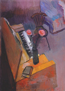 Henri Matisse - Interior With Harmonium (1900) - 17" x 22" Fine Art Print