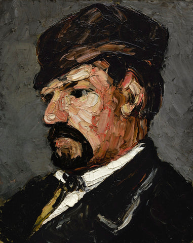 Paul Cézanne - Portrait of Uncle Dominique Side 1866 - 17" x 22" Fine Art Print