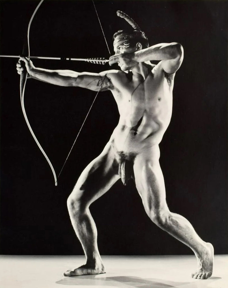 Bruce of LA Nude Male Bow and Arrow Vintage Gay Interest - 17"x22" Fine Art Print - 1818