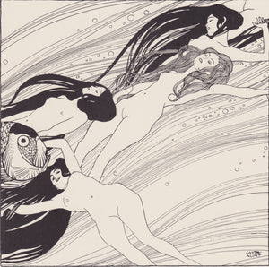 Gustav Klimt - Fishblood Nudes (1898) Signed - 17" x 22" Fine Art Print