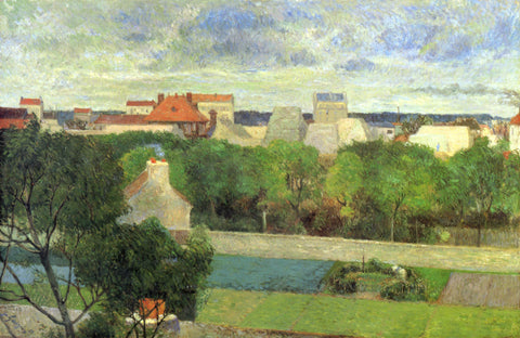 Paul Gauguin - Market gardens of Vaugirard 1879 Signed -17" x 22" Fine Art Print