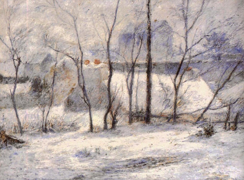 Paul Gauguin - Winter Landscape (1879) - 17" x 22" Fine Art Print