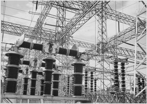 Ansel Adams Electrical Wires of Boulder Dam Power Units 1941 - 17"x22" Art Print