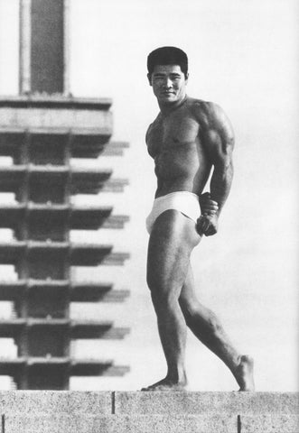 Tamotsu Yato Vintage Bodybuilder Japanese Male 1960s - 17" x 22" Fine Art Print