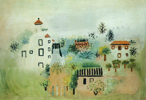 Pablo Picasso - Landscape Trees and Houses (1928) - 17" x 22" Fine Art Print